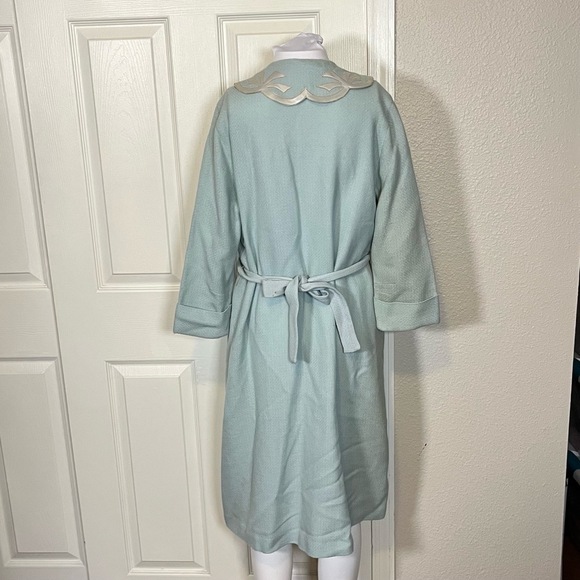 Vintage Karam New York Robe Womens 14 Floral Pockets Cottagecore 1970s - Picture 2 of 13